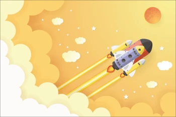  Fototapeta rakieta 4085