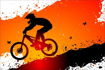  Fototapeta rower downhill 2484