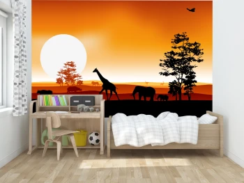  Fototapeta dla dzieci safari 4334