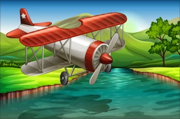  Fototapeta samolot 3469