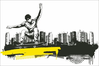  Fototapeta skater 2705