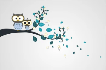  Fototapeta sowy 3654