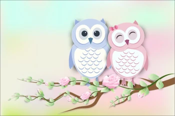  Fototapeta sowy 4130