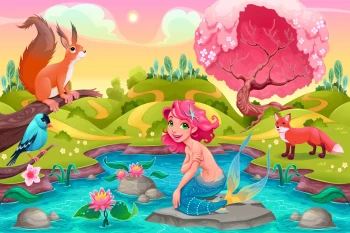  Fototapeta syrena 3697