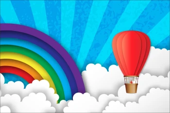  Fototapeta tęcza 3472