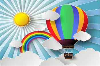  Fototapeta tęcza 3501