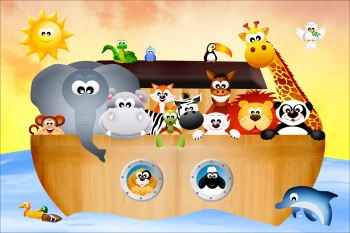  Fototapeta dla dzieci zwierzęta 4354