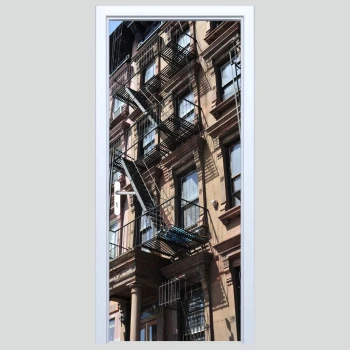  Fototapety na drzwi kamienica 560a