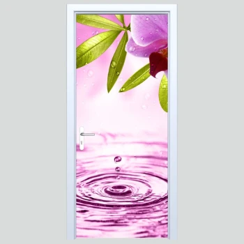  Fototapety na drzwi kwiat 586a