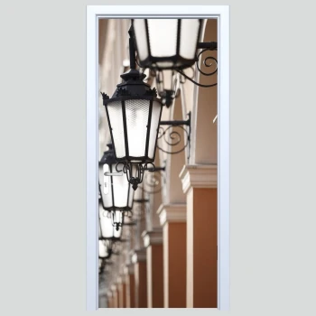  Fototapety na drzwi latarnie 552a