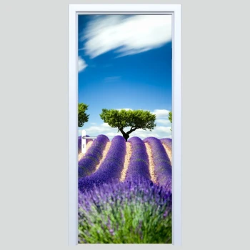  Fototapety na drzwi lawenda 597a
