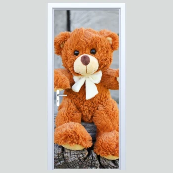  Fototapety na drzwi miś 432s