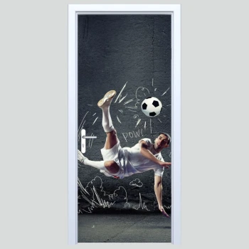  Fototapety na drzwi piłkarz 436s