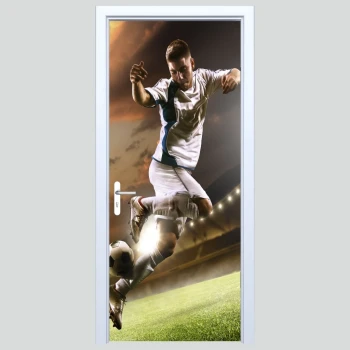  Fototapety na drzwi piłkarz 437s