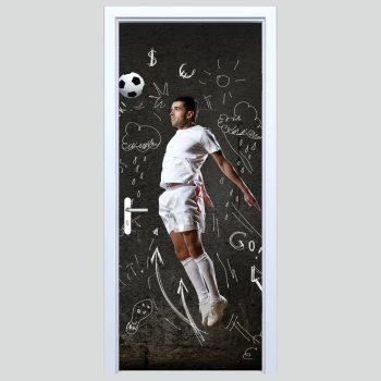  Fototapety na drzwi piłkarz 454s