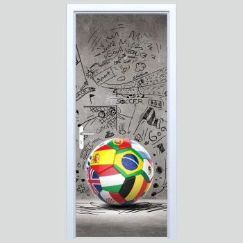  Fototapety na drzwi piłka 455s