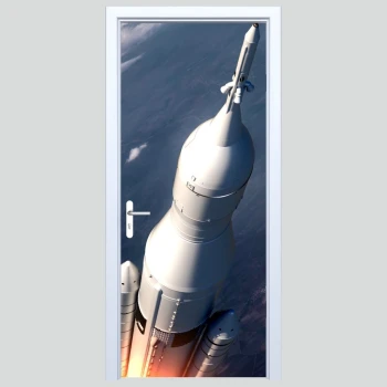  Fototapety na drzwi rakieta 418s