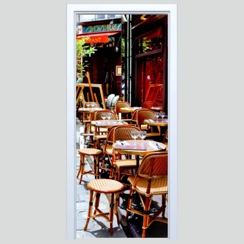  Fototapety na drzwi restauracja 617a