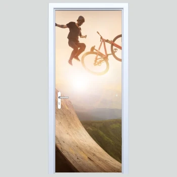  Fototapeta na drzwi rower 427s