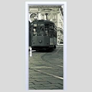  Fototapety na drzwi tramwaj 575a