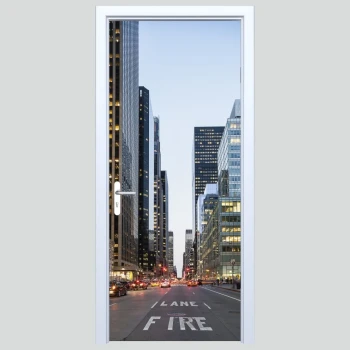  Fototapety na drzwi ulica 558a