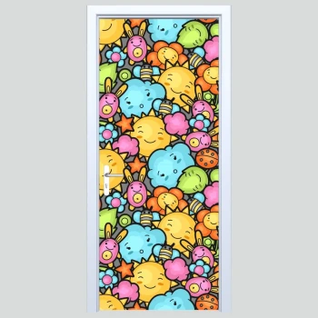  Fototapety na drzwi wzorki 377s