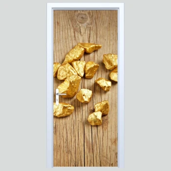  Fototapety na drzwi złoto 623a