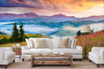  Fototapety na ścianę las drzewa 4956