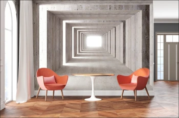  Fototapeta na ścianę tunel beton 4991