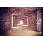  Fototapeta na ścianę tunel cegła 4988