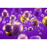  Fototapety na ścianę tunele kulki 5007