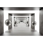  Fototapety na ścianę tunele kule 5011