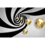  Fototapety na ścianę tunele kule 5012