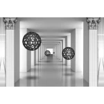  Fototapety na ścianę tunele kule 5030