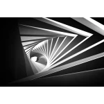  Fototapeta na ścianę tunel trójkąty 4992