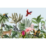   Fototapeta dla dzieci Afrykańskie zwierzęta  dwk044