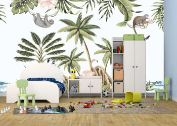  Fototapeta dla dzieci flaming  dwk045