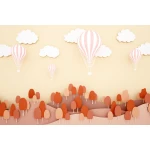   Fototapeta dla dzieci góry, balony, dwk024