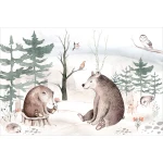  Fototapeta dla dzieci leśne zwierzęta M002