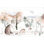  Fototapeta dla dzieci dzikie zwierzęta M004