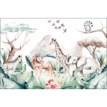  Fototapeta dla dzieci safari, Afryka M019