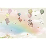  Fototapeta dla dzieci sarenka miś, króliczek dwk019