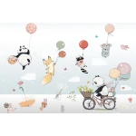  Fototapeta dla dzieci panda, lisek, koala dwk020