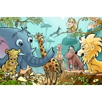   Fototapeta dla dzieci afrykańskie zwierzęta  dwk050