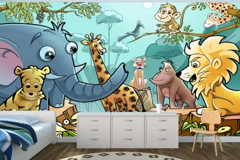   Fototapeta dla dzieci afrykańskie zwierzęta  dwk050