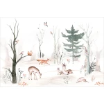  Fototapeta dla dzieci leśne zwierzęta M003