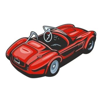  Naklejka kolorowa auto 103