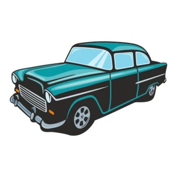  Naklejka kolorowa auto 146