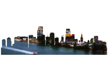  Naklejka kolorowa miasto 10