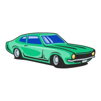  Naklejka kolorowa samochód 85